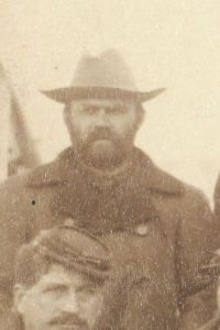 First Lieutenant Loyd S. McCormick, Regimental Adjutant, 7th Cavalry, at Pine Ridge Agency, 16 Jan. 1891. Cropped from John C. H. Grabill’s photograph, “The Fighting 7th Officers.”