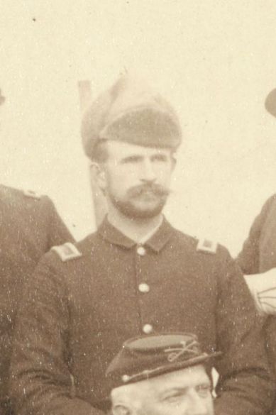 Second Lieutenant Thomas Q. Donaldson, Jr., C Troop, 7th Cavalry, at Pine Ridge Agency, 16 Jan. 1891. Cropped from John C. H. Grabill’s photograph, “The Fighting 7th Officers.”
