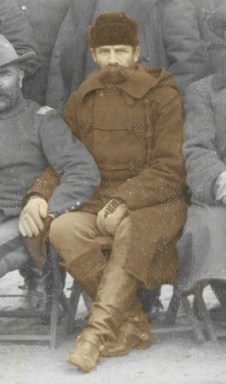 Captain Edward Settle Godrey, D Troop, 7th Cavalry, at Pine Ridge Agency, 16 Jan. 1891. Cropped from John C. H. Grabill's photograph, "The Fighting 7th Officers."