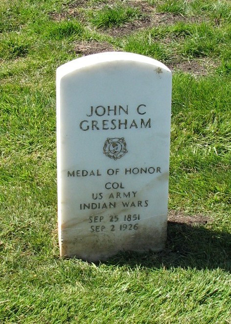 Col John C Gresham headstone