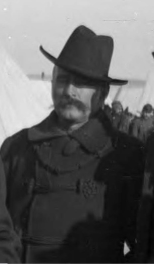 Captain Frank D. Baldwin at the Pine Ridge Agency, 13 January 1891.