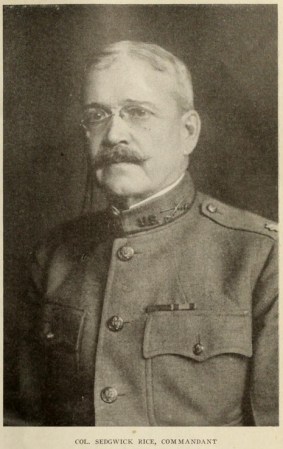 Col Sedgwick Rice, Commandant
