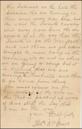 (Click to enlarge) Page two of Thomas McGuire's letter to Mr. Zeller.